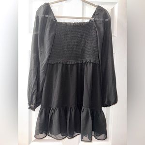 Chiffon Little Black Dress